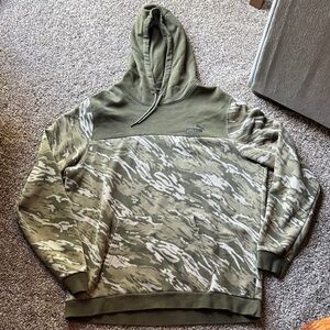 Puma Men's Olive Camouflage Hoodie